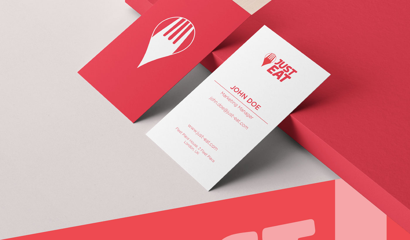 scisma design just eat logo rebranding