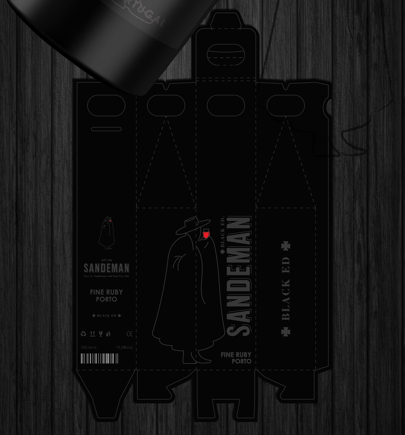 scisma design sandeman packaging