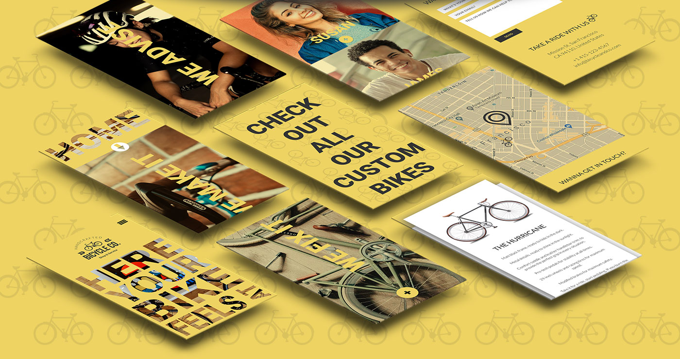 scisma design bicycle co web design